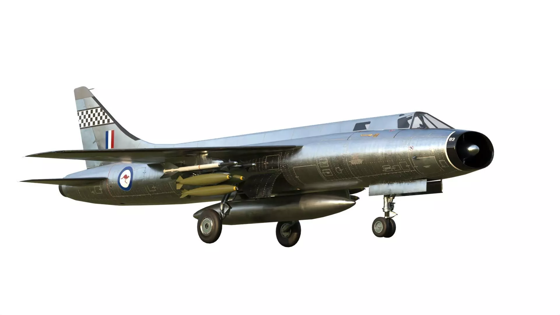 Commonwealth CA-23 Fighter 3D model_0