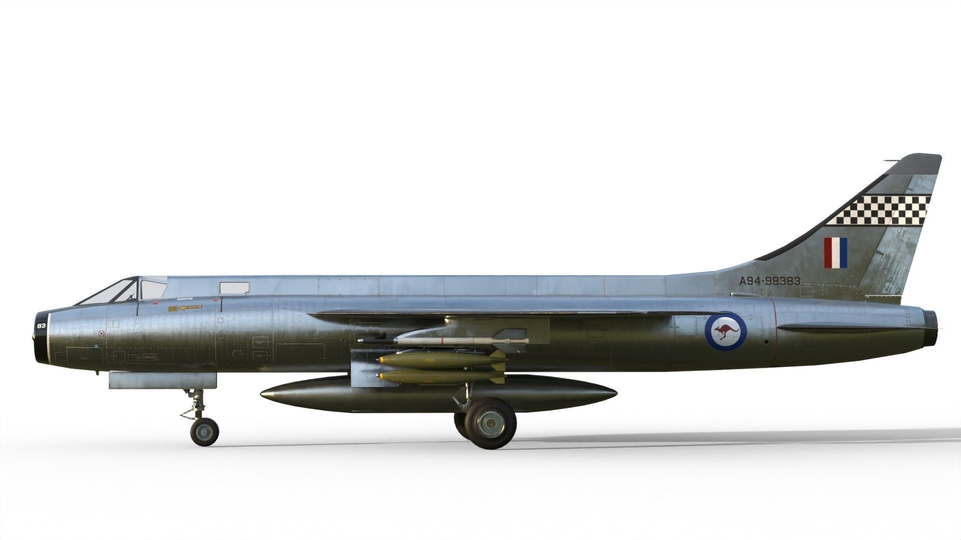 Commonwealth CA-23 Fighter 3D model_14