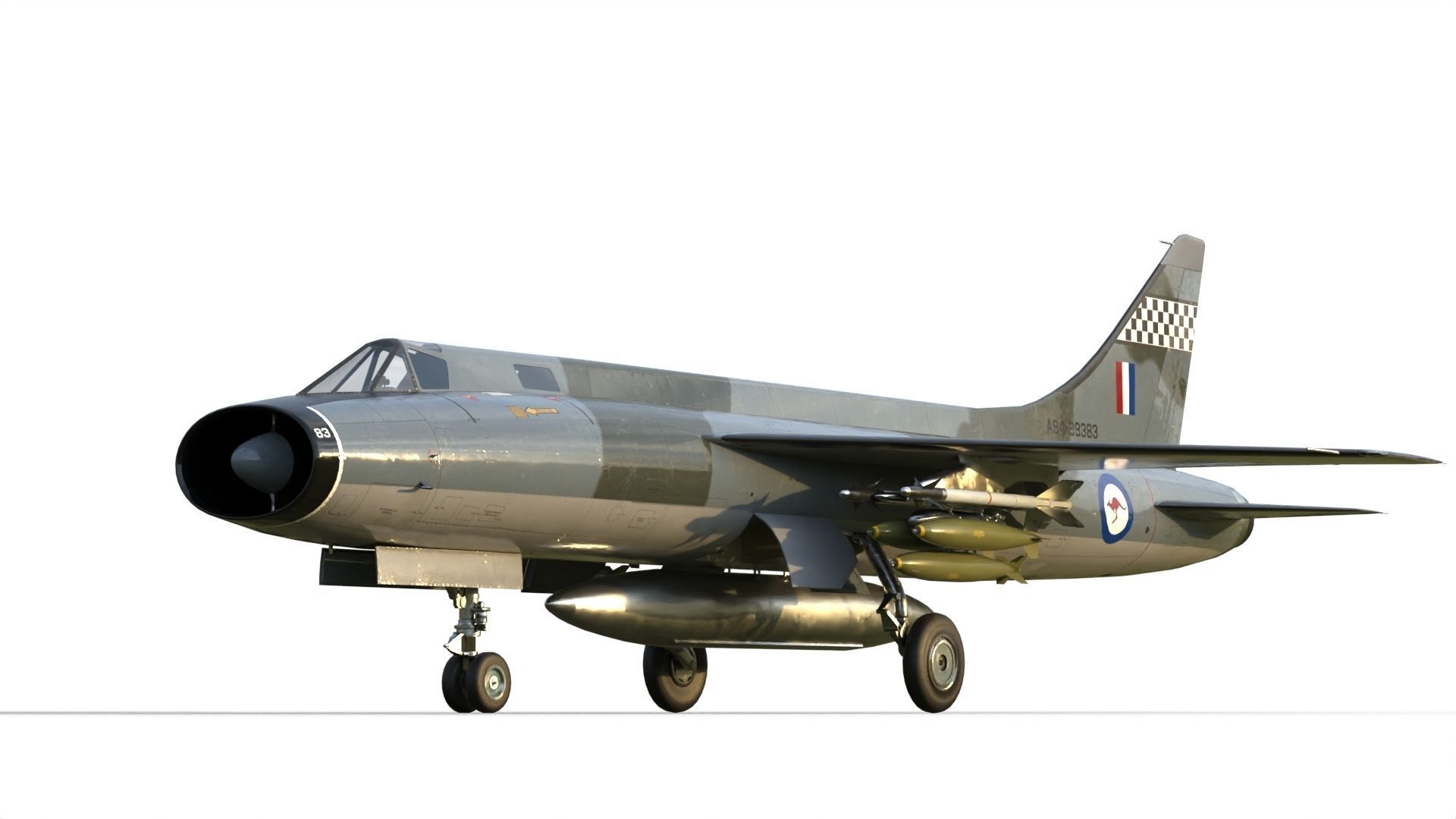 Commonwealth CA-23 Fighter 3D model_1