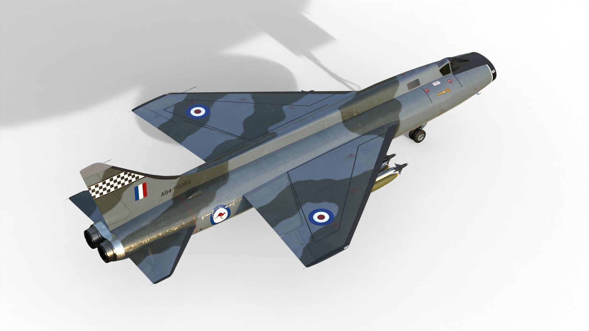 Commonwealth CA-23 Fighter 3D model_4