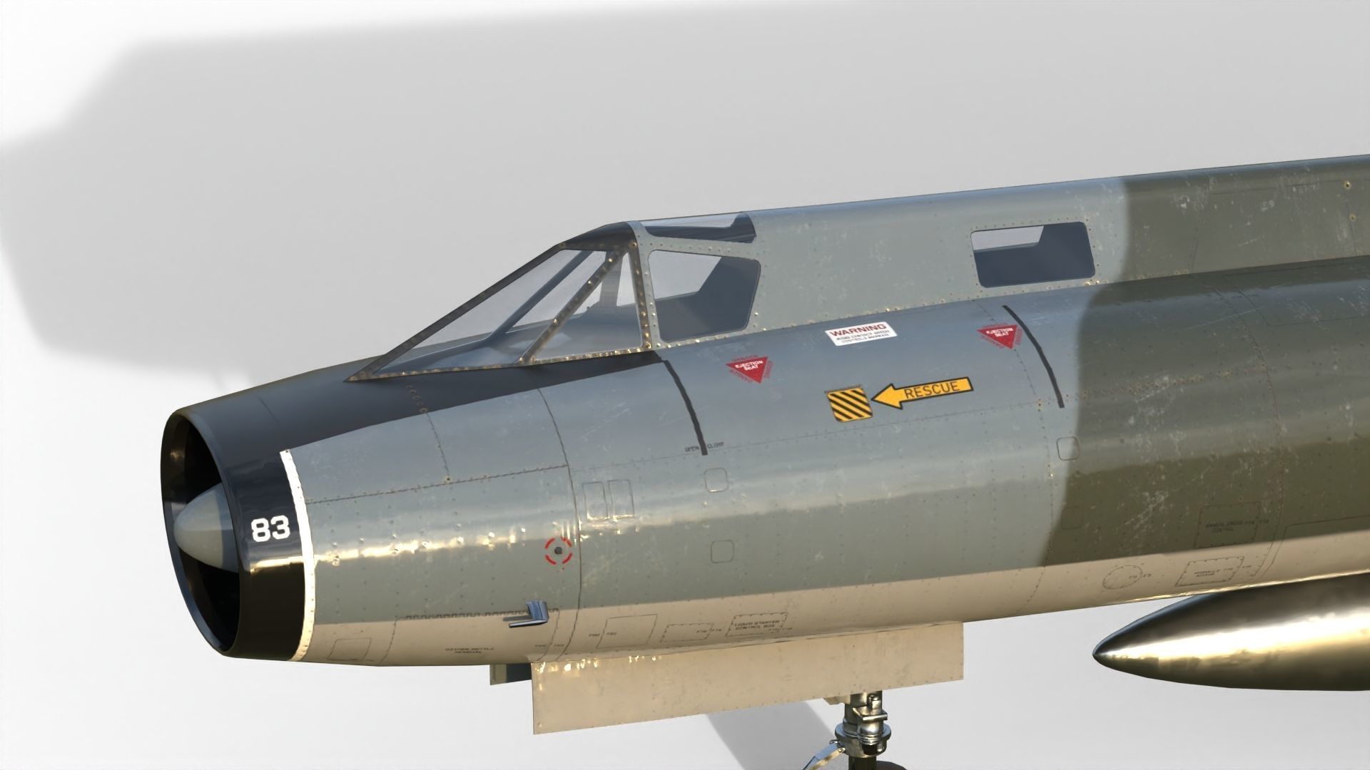Commonwealth CA-23 Fighter 3D model_7