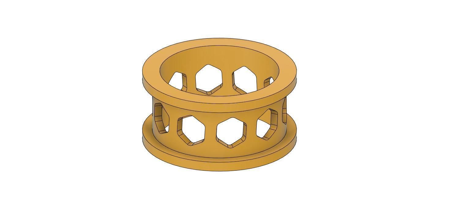Stylish ring design  3D print model_2