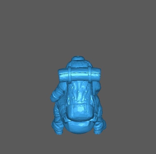 Figure Hardian Camping Sitting 1-64 Scale 3D print model_6