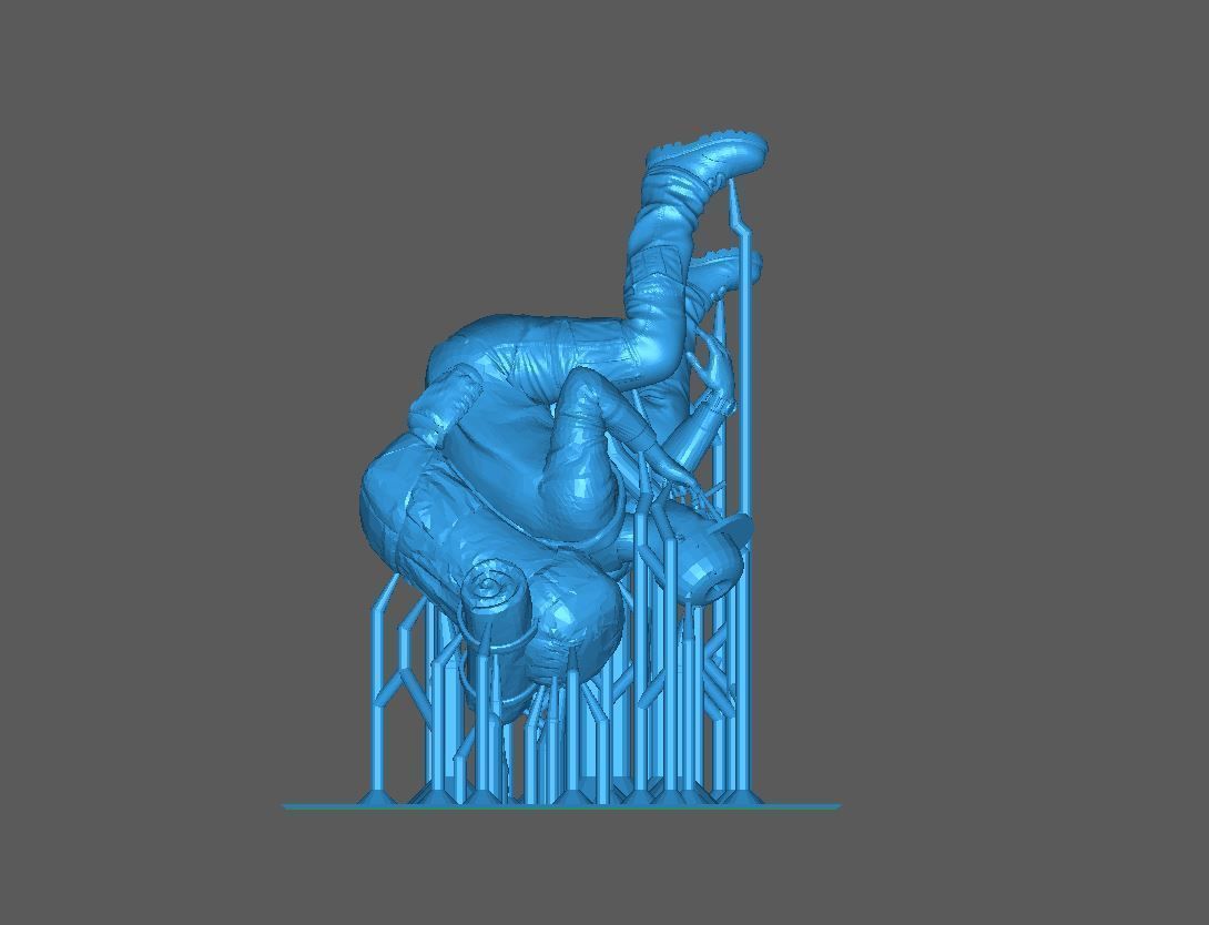 Figure Hardian Camping Sitting 1-64 Scale 3D print model_5