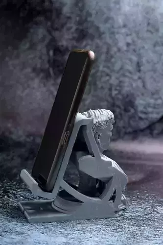 Superman cell phone or tablet holder 3D print model