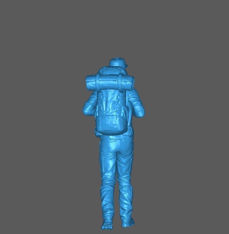 Figure Hardian Camping Walking 1-64 Scale 3D print model_8