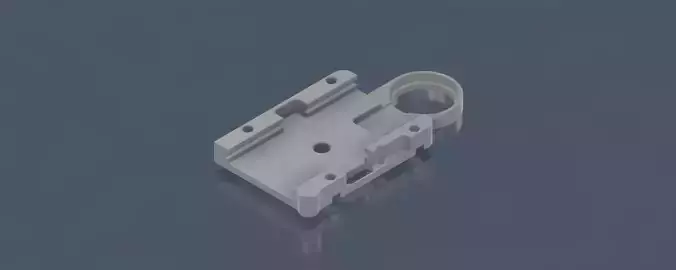 Inner for billetbox rounded button with usb hole 3D print model