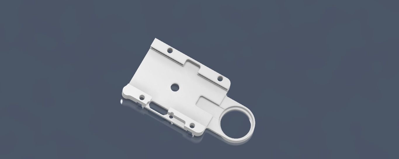 Inner for billetbox rounded button with usb hole 3D print model_3