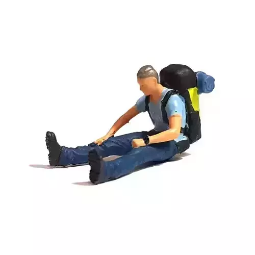 Figure Aryo Camping Stretching 1-64 Scale 3D print model