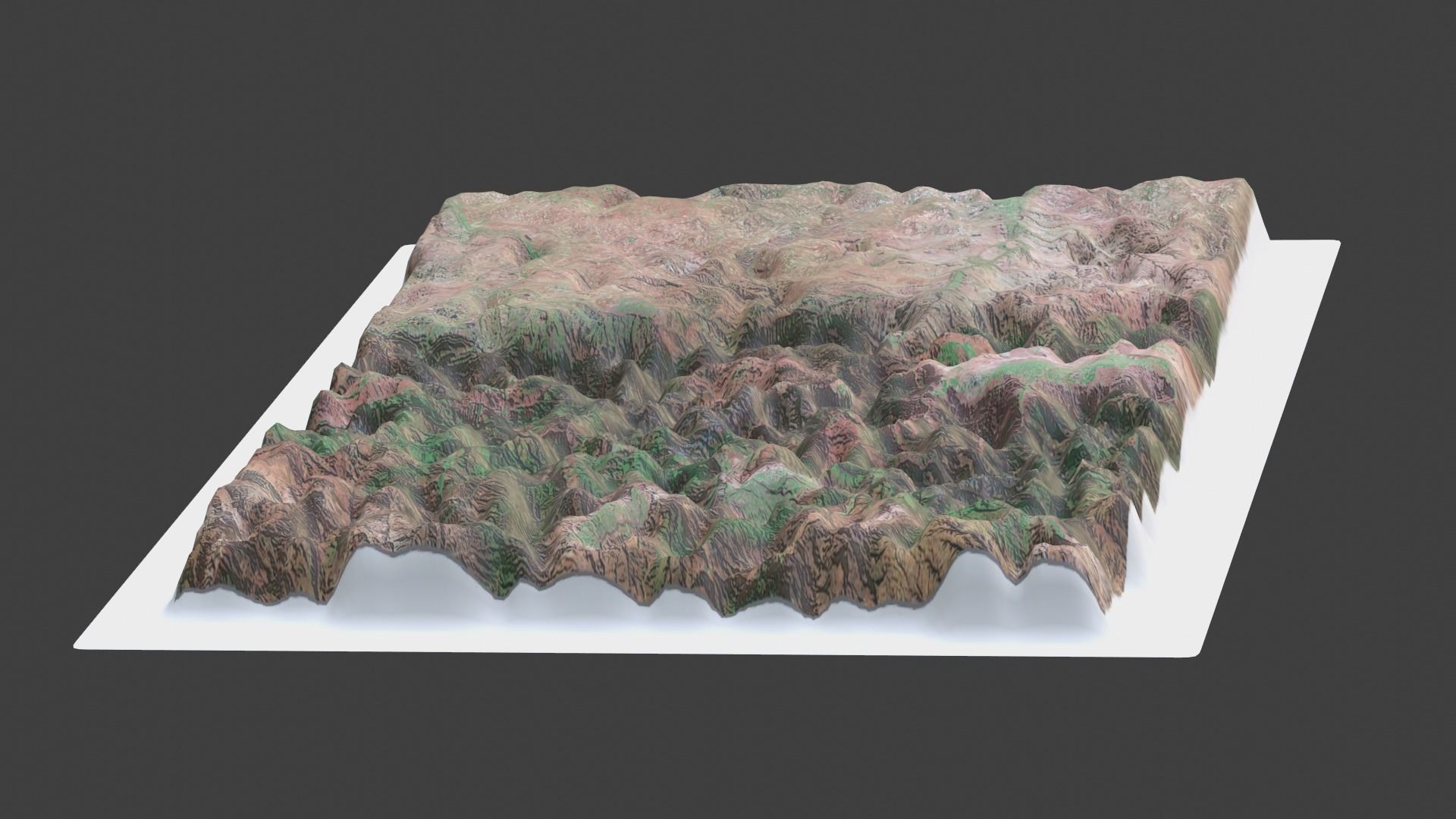 Colorado State Low-poly 3D model_2