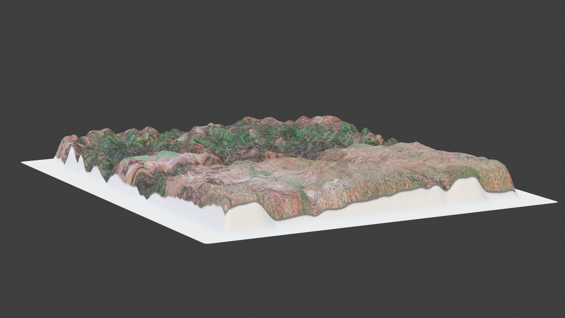 Colorado State Low-poly 3D model_3