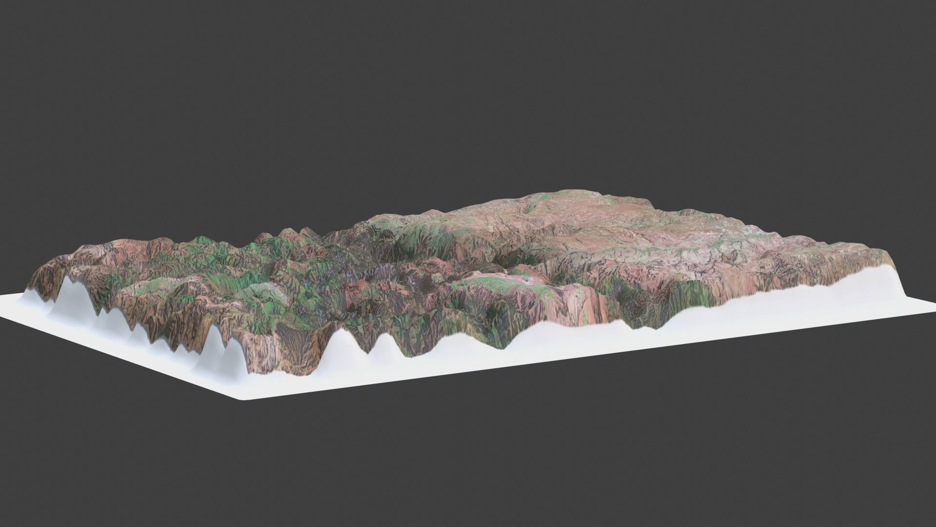 Colorado State Low-poly 3D model_6