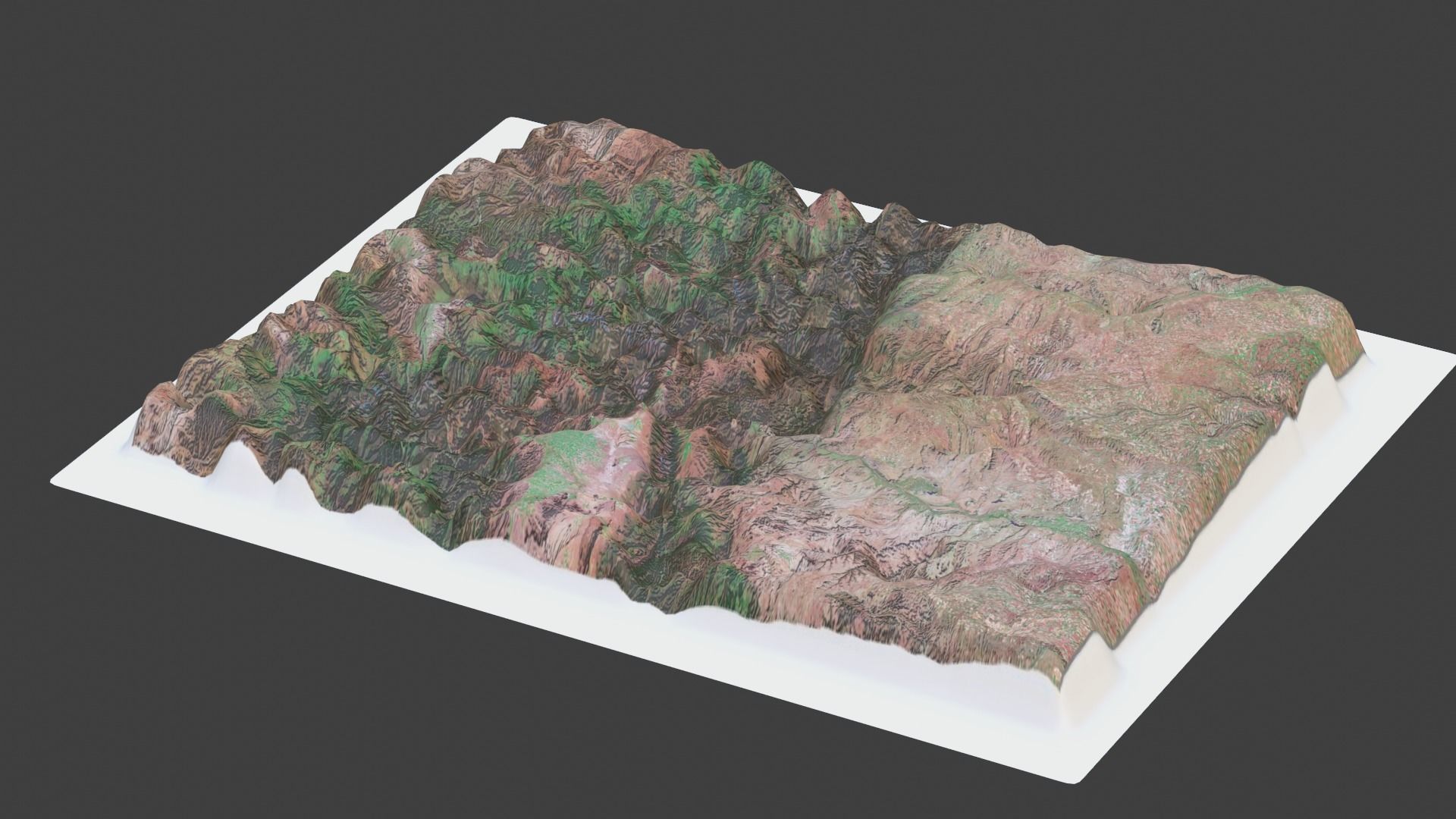 Colorado State Low-poly 3D model_5