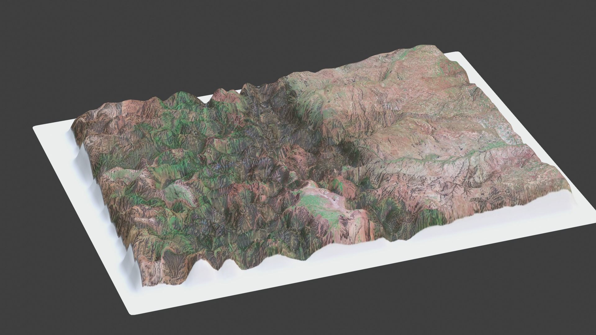 Colorado State Low-poly 3D model_4