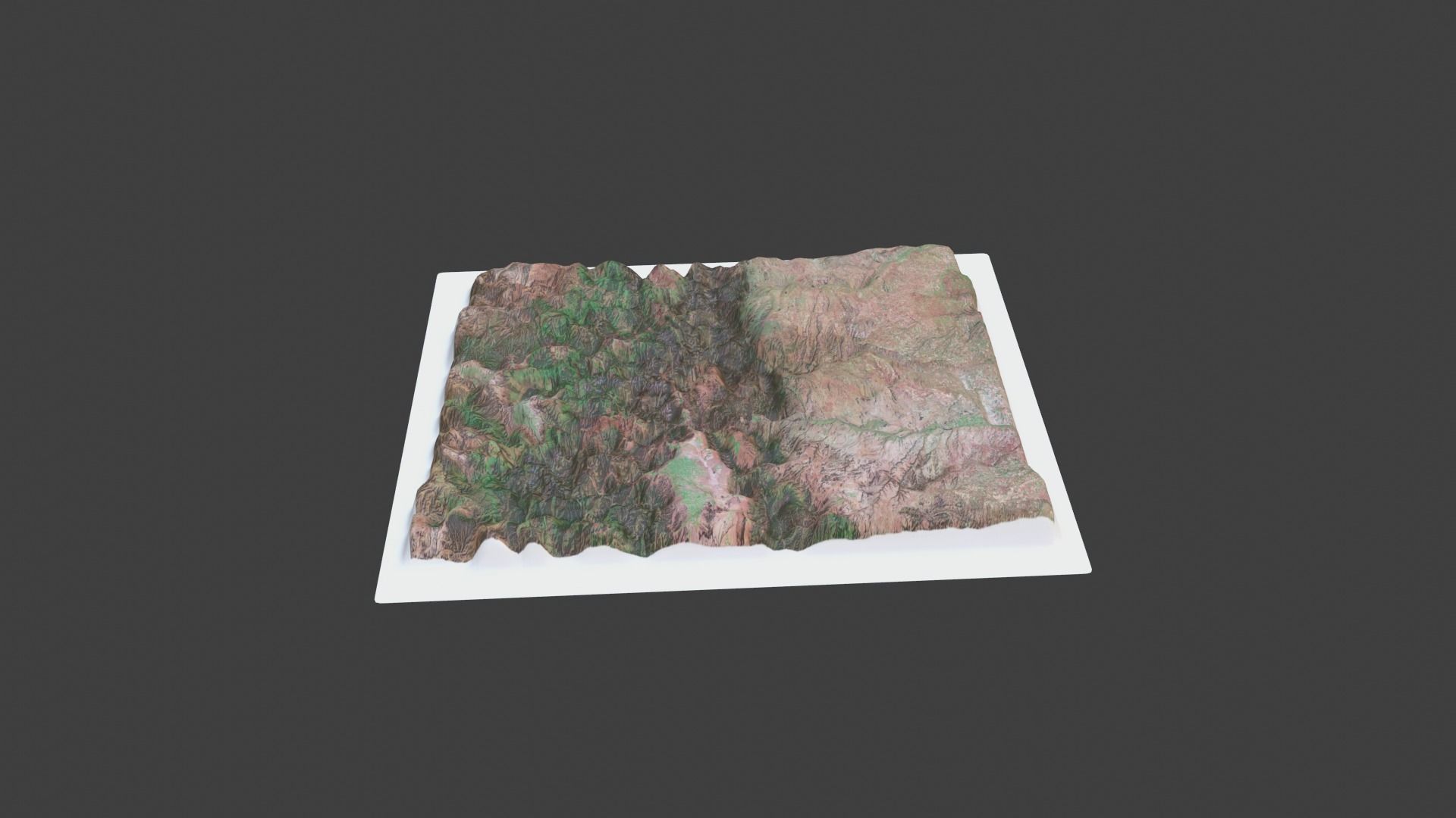 Colorado State Low-poly 3D model_1