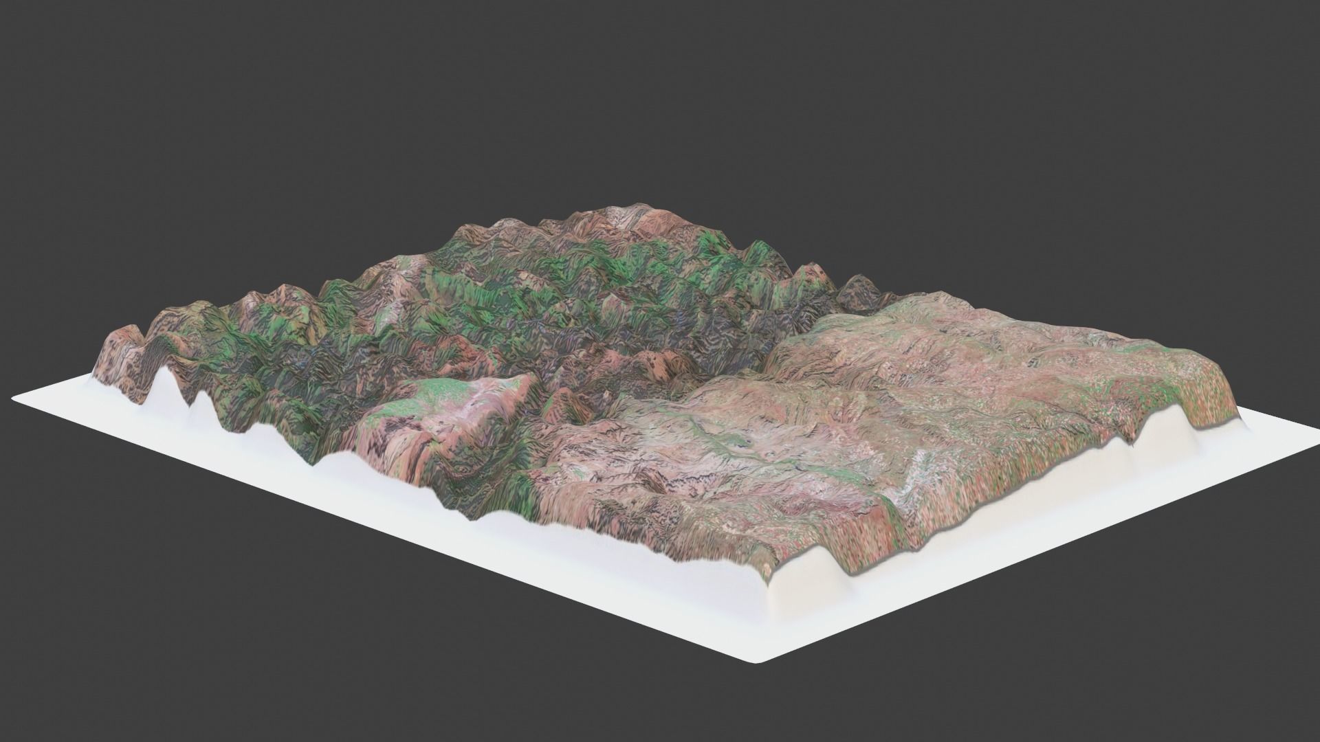 Colorado State Low-poly 3D model_7