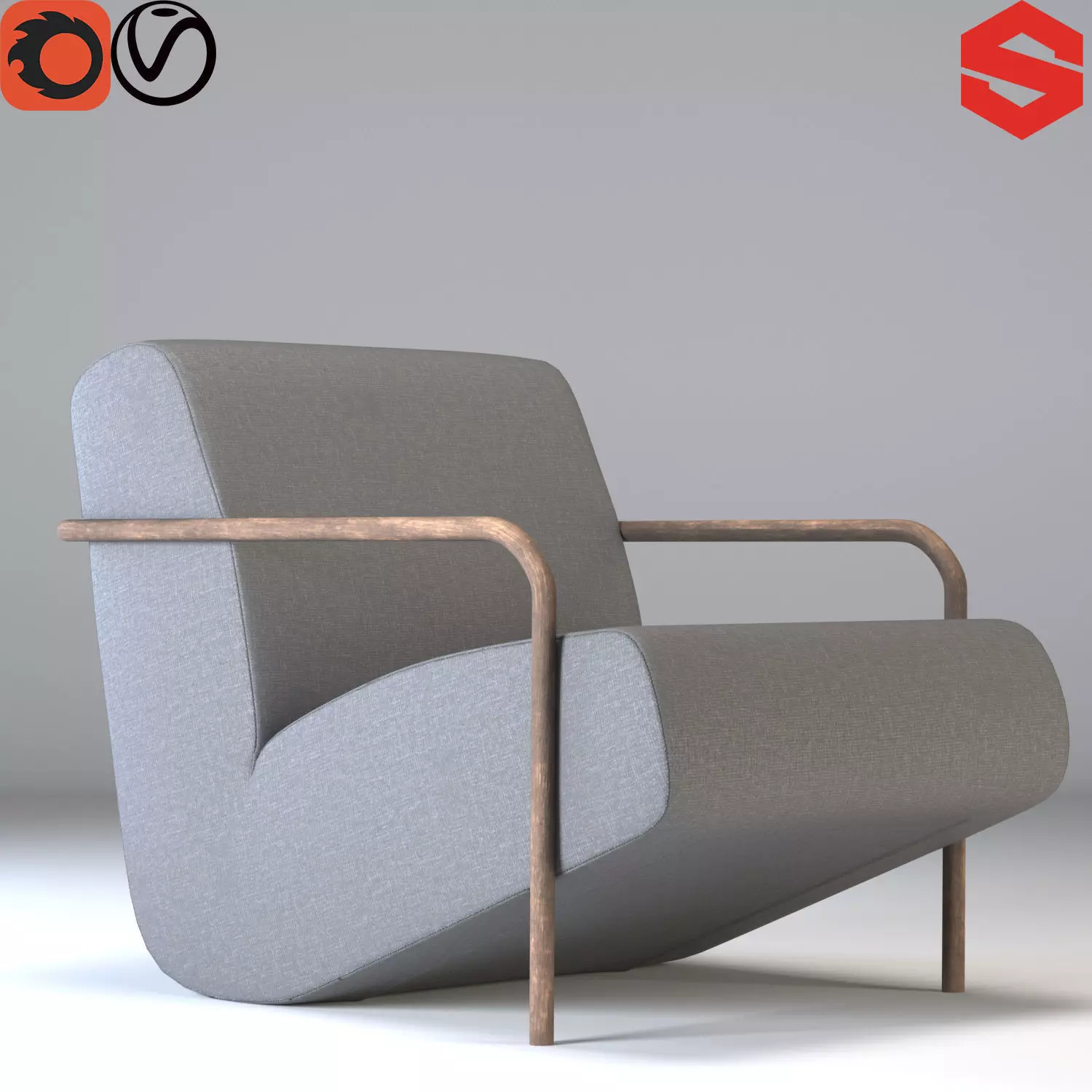LULLABY Porro Chair Free low-poly 3D model