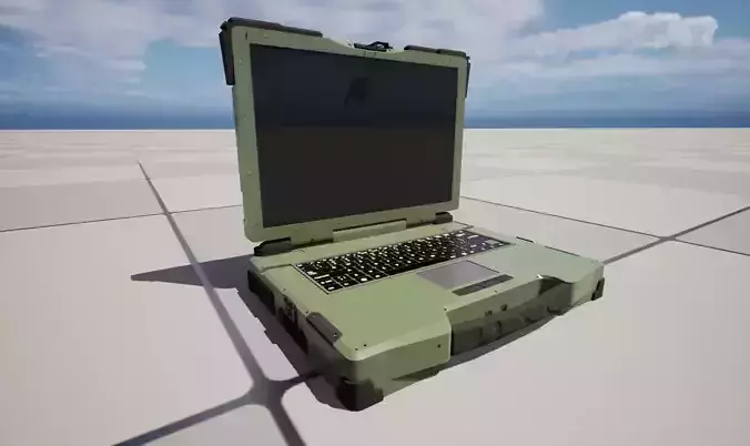 Toughbook Rugged Laptop 3D model