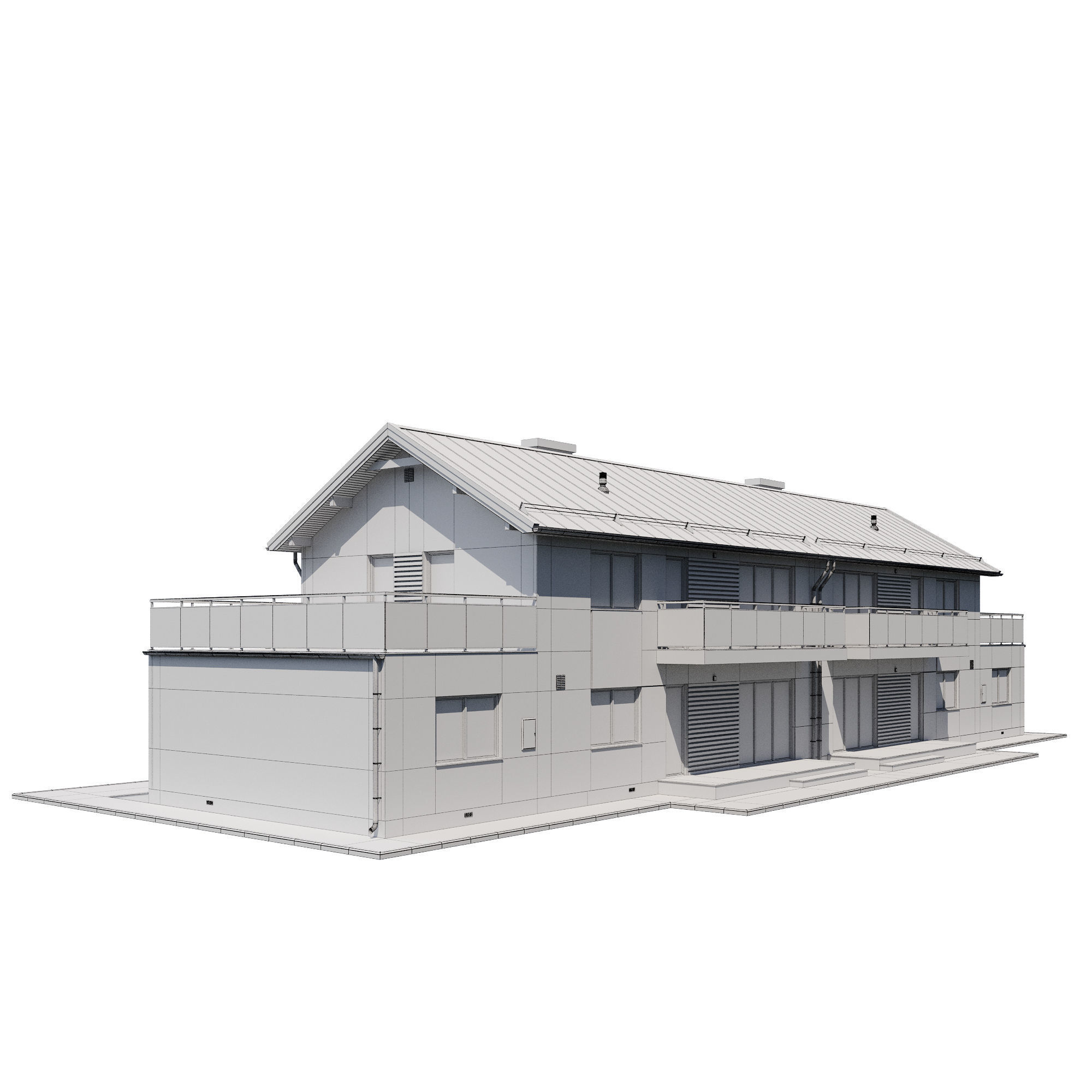 Cottage V2 3D model_3