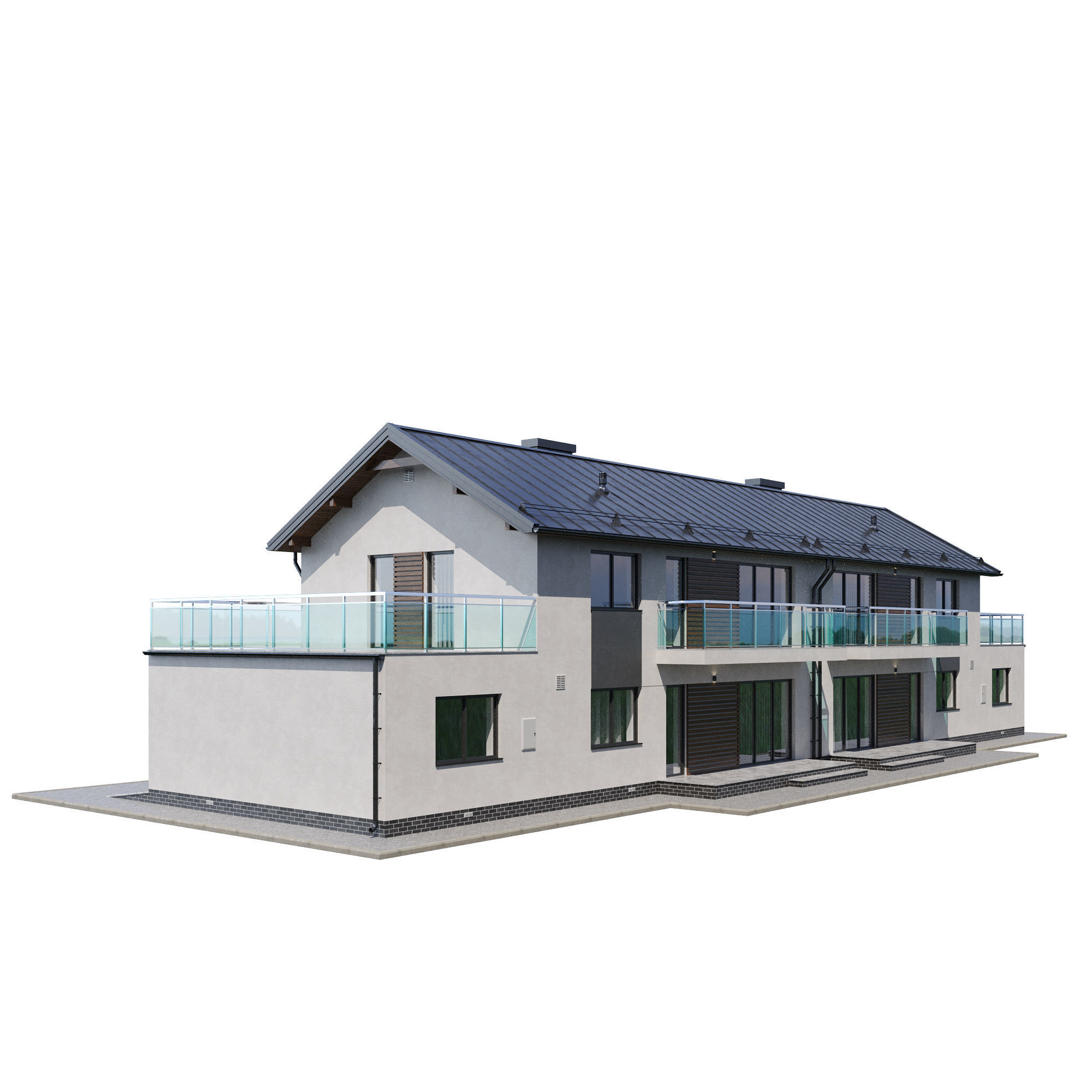 Cottage V2 3D model_2