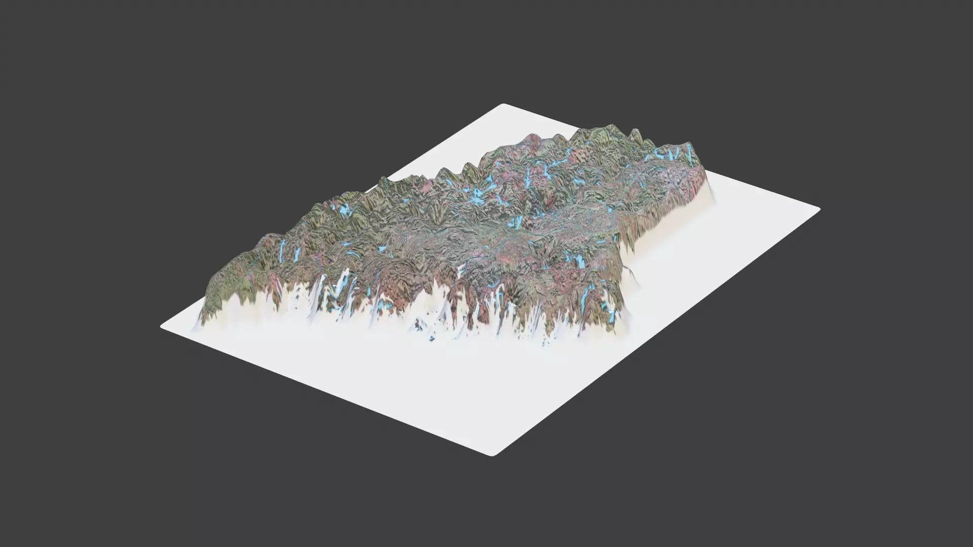 Maine State Low-poly 3D model