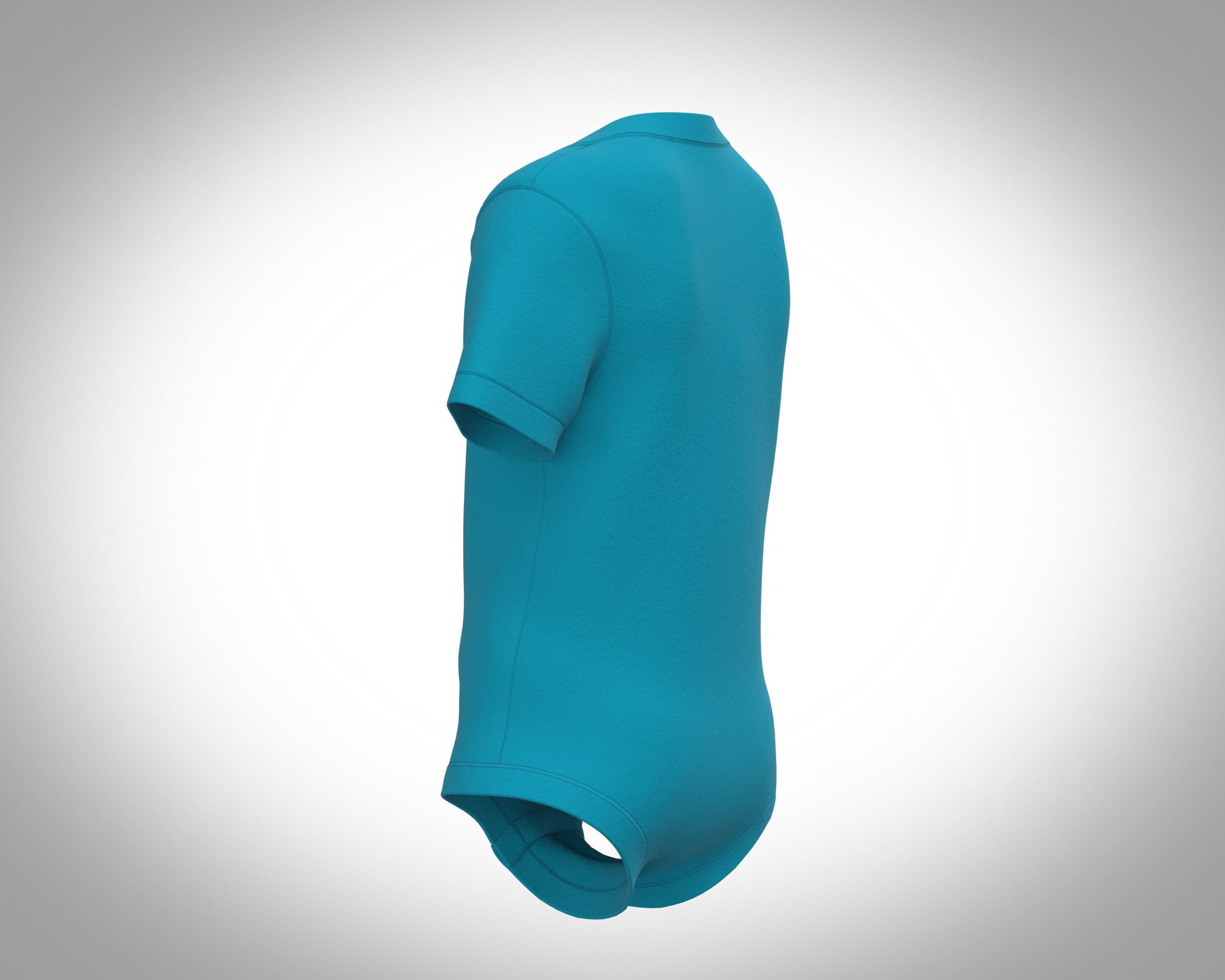 Baby Rompers 3D model_4