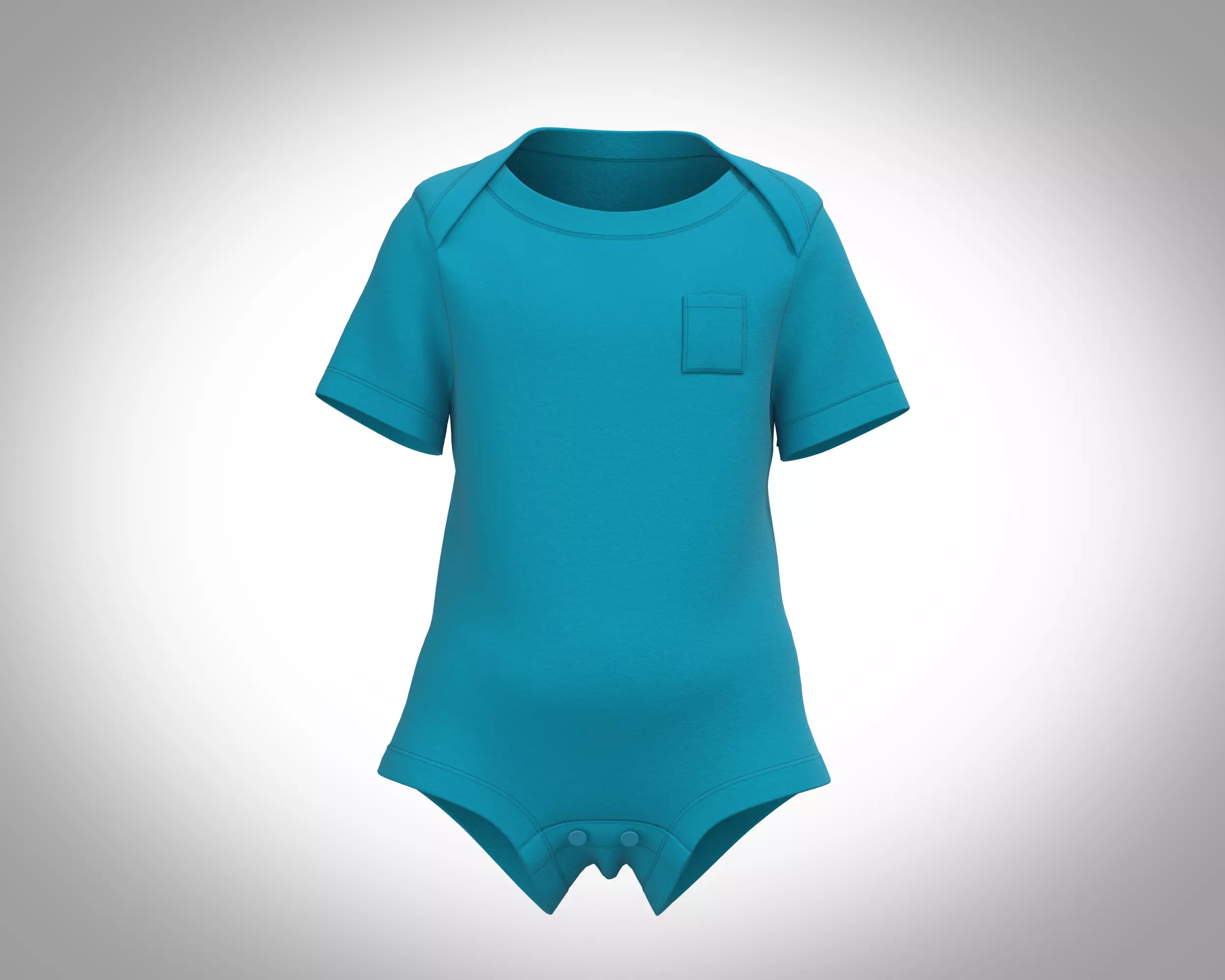 Baby Rompers 3D model_0