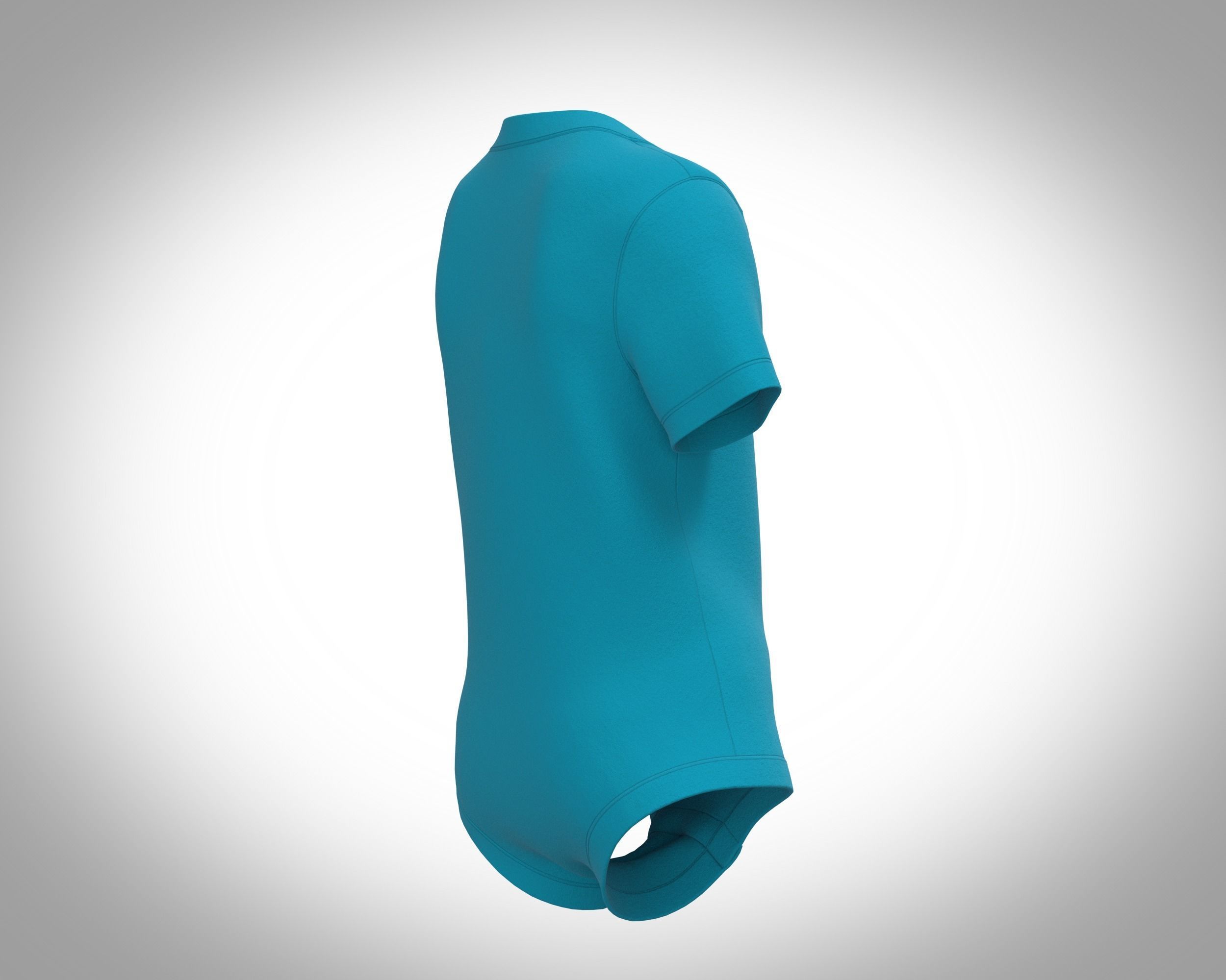 Baby Rompers 3D model_2