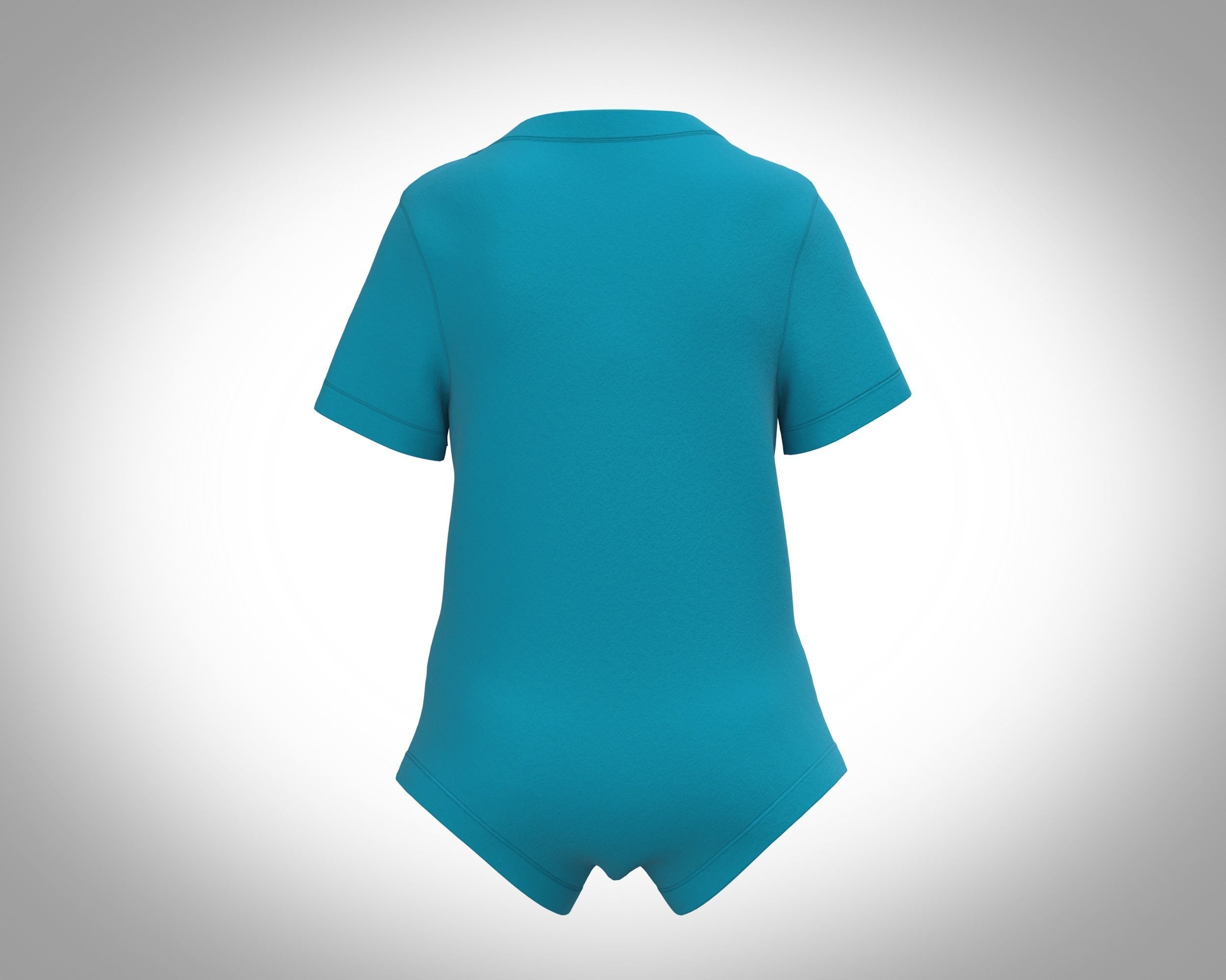 Baby Rompers 3D model_3