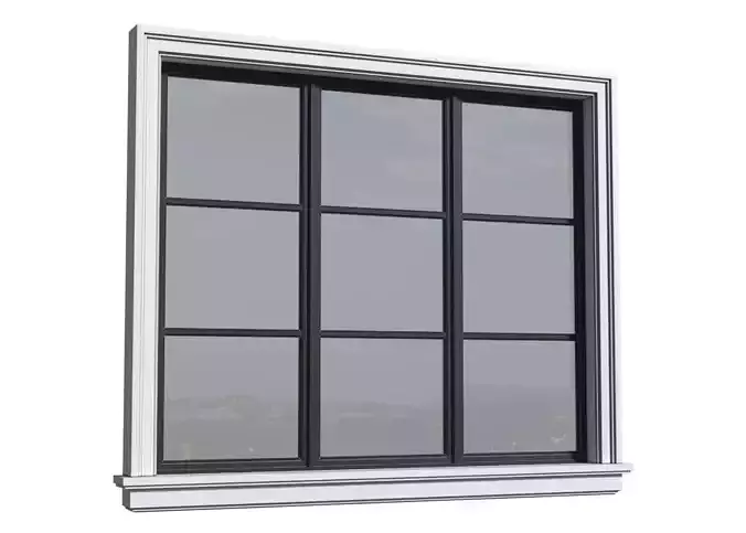 Aluminium facade Window