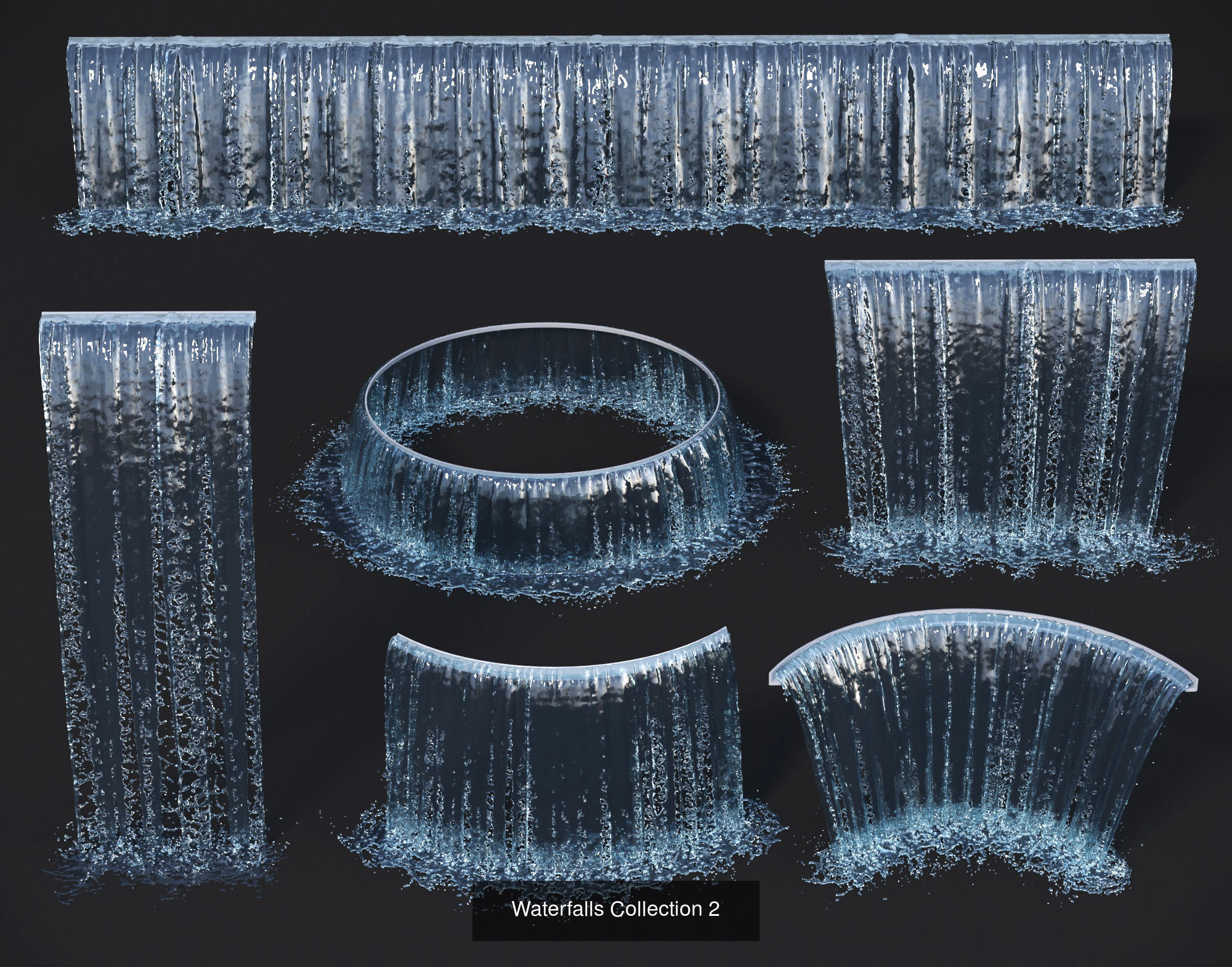 Fountain and Waterfalls collection _1