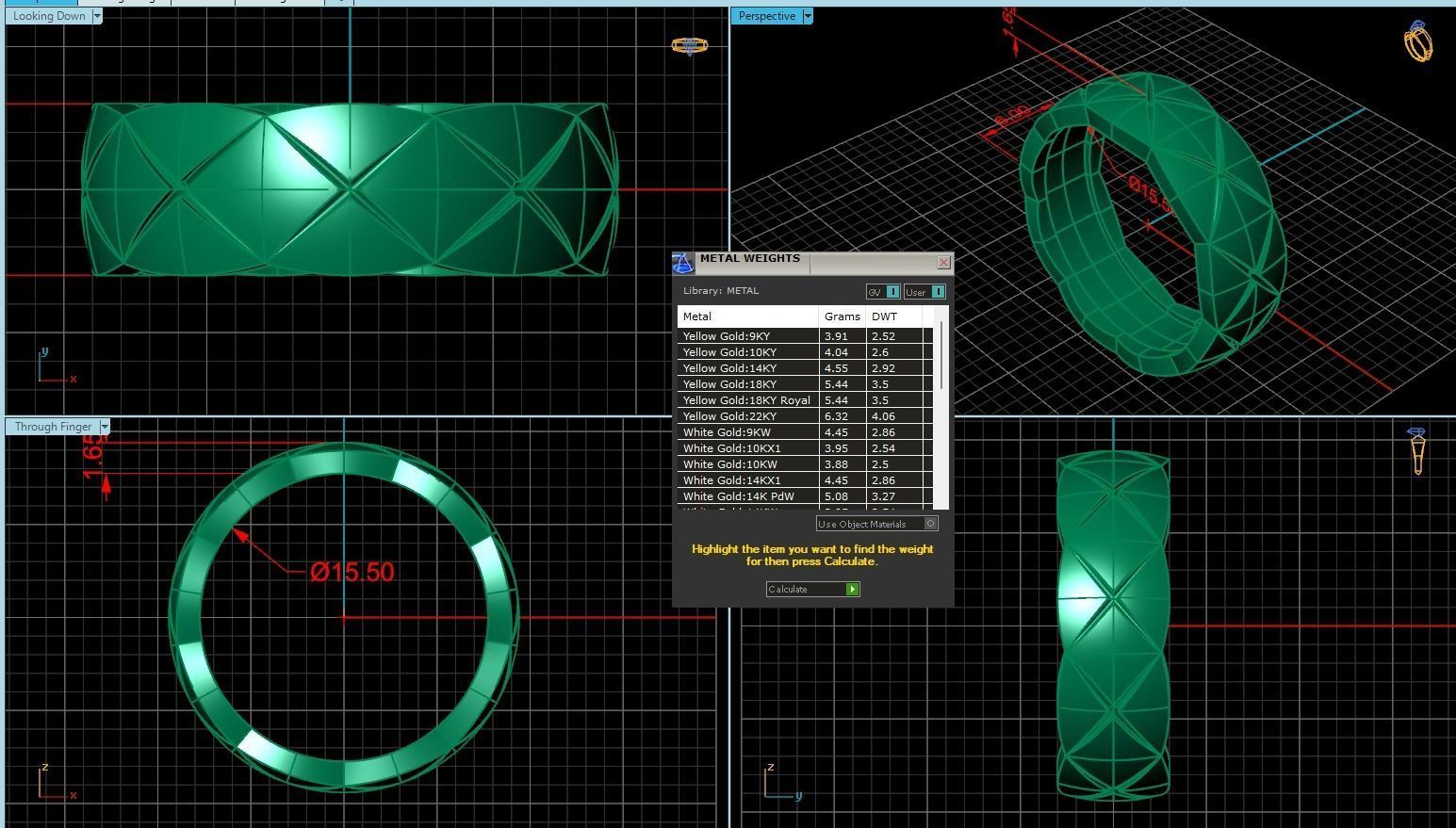 Coco Crush Style Rings Collection All Sizes Width 6mm 3D print model_11