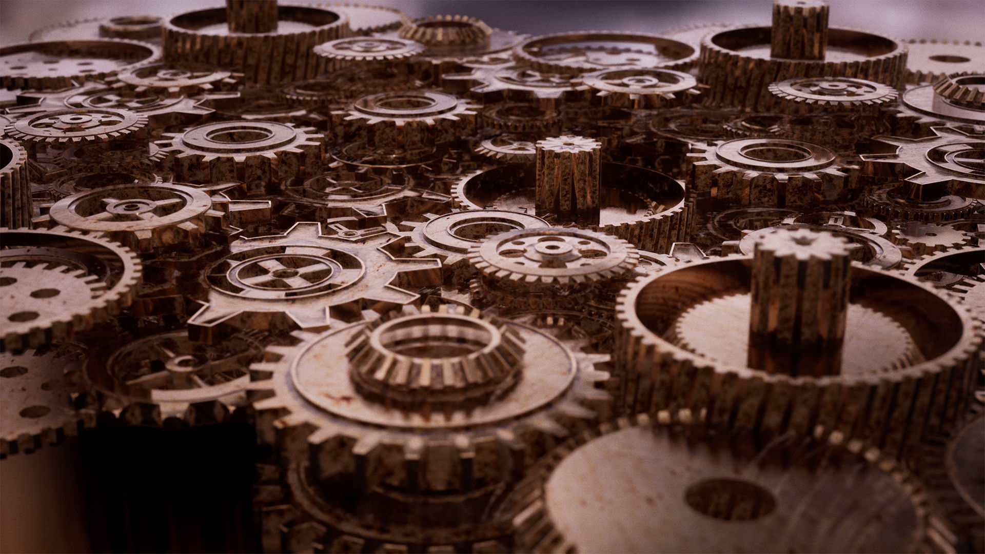 Gears Package 20 Assets Low-poly 3D model_4