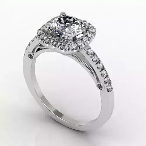 Verragio  Bead Set Halo 66