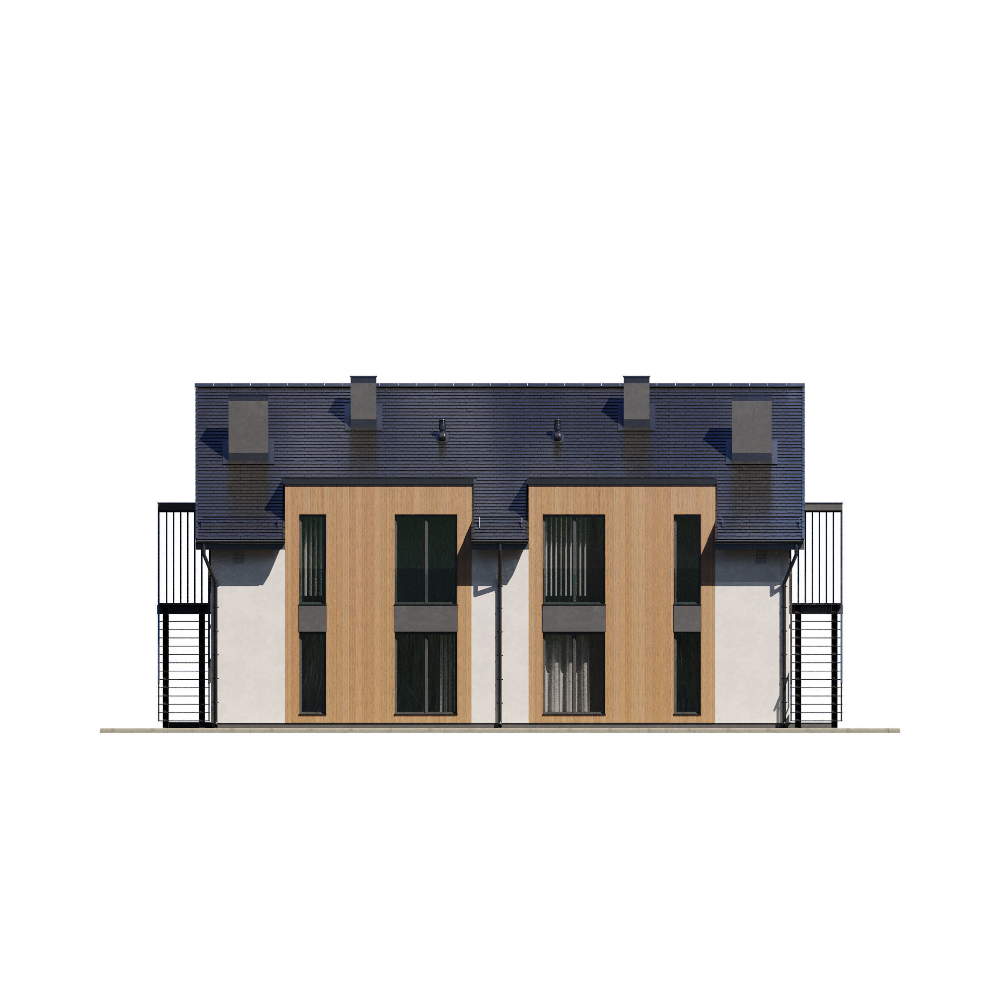 Cottage V3 3D model_4