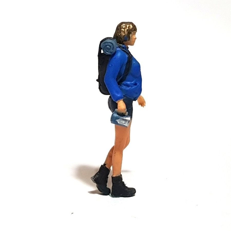 Figure Wulan Camping Walking 1-64 Scale 3D print model_2