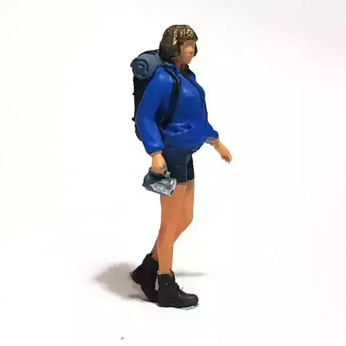 Figure Wulan Camping Walking 1-64 Scale 3D print model