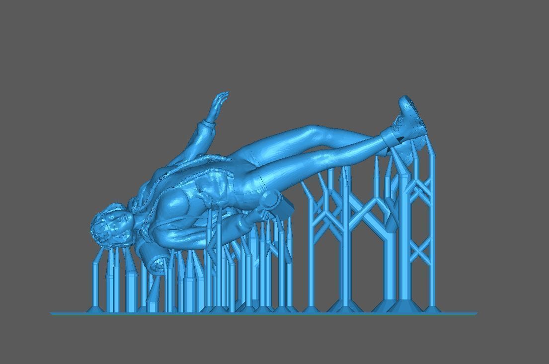 Figure Wulan Camping Walking 1-64 Scale 3D print model_5