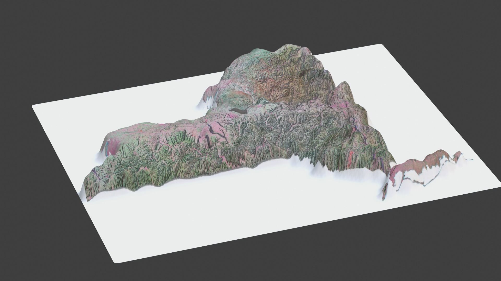 New York State Low-poly 3D model_4
