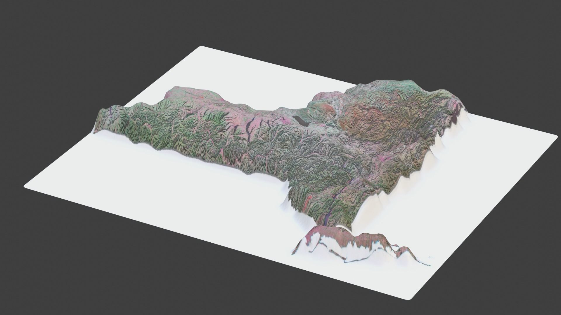 New York State Low-poly 3D model_5