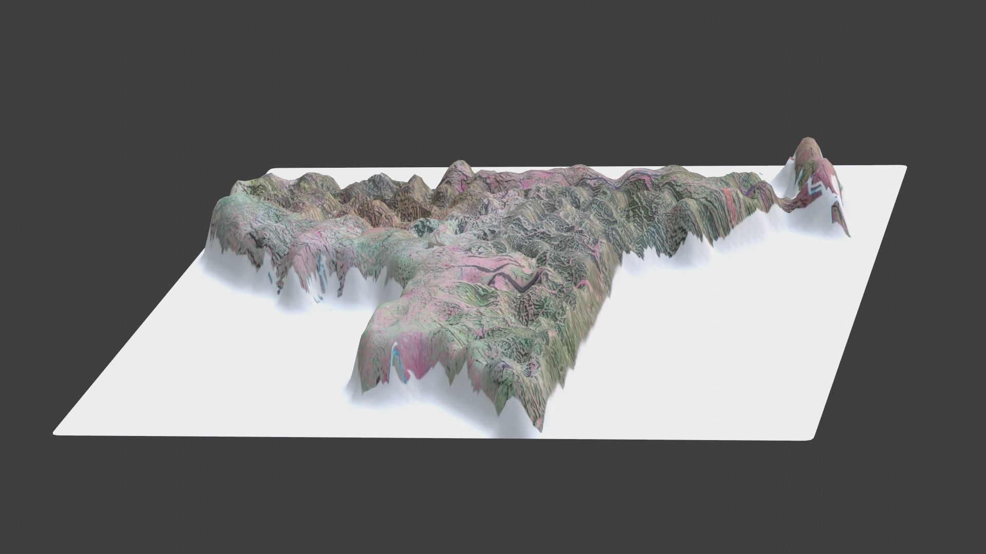 New York State Low-poly 3D model_2