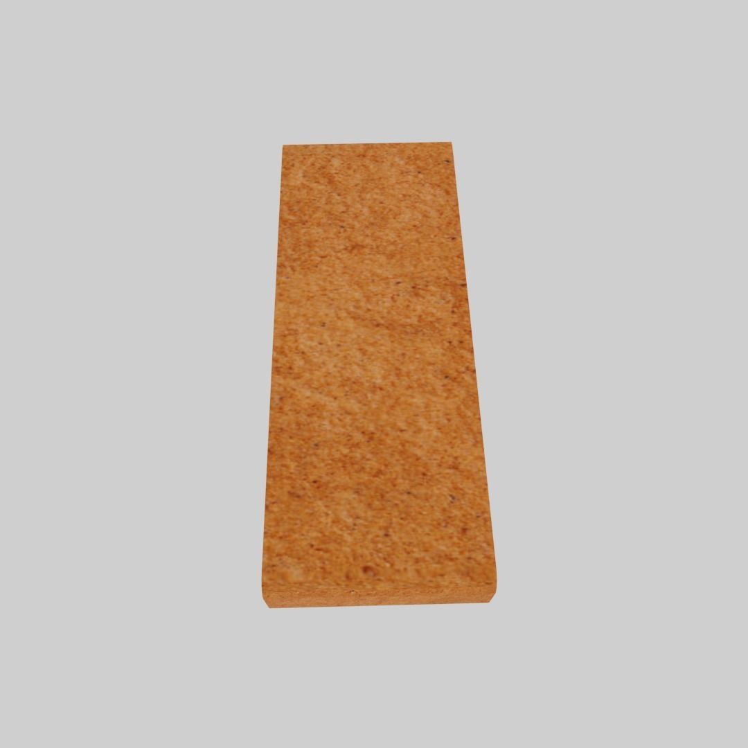Biscuit bar Low-poly 3D model_10