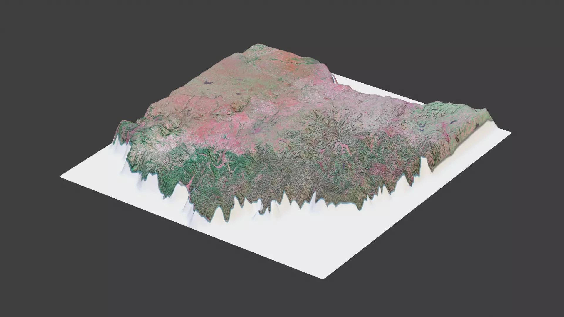 Ohio State Low-poly 3D model