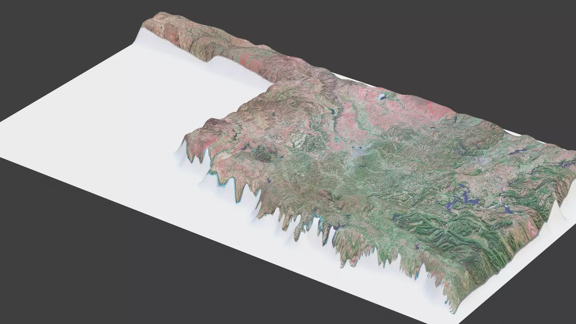 Oklahoma State Low-poly 3D model_0