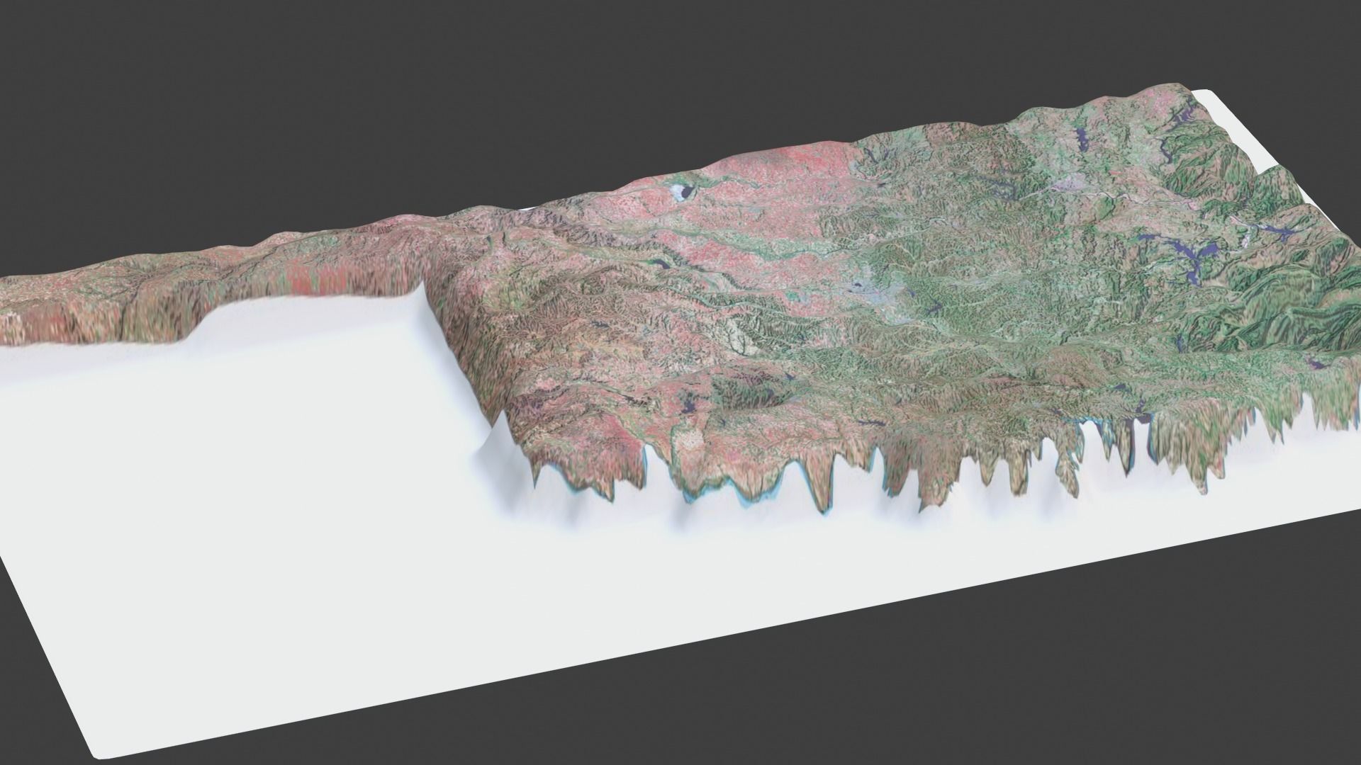 Oklahoma State Low-poly 3D model_4