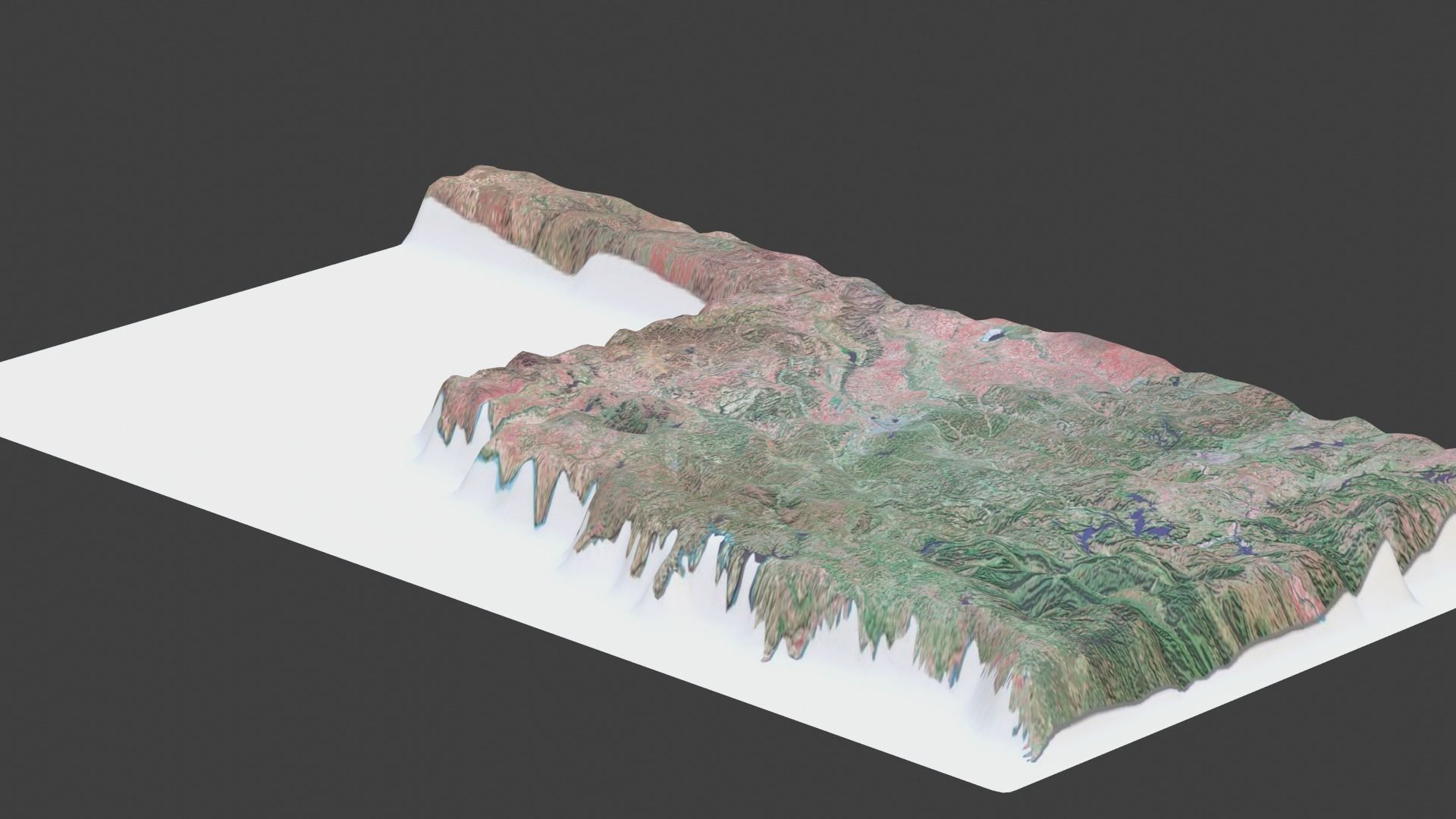 Oklahoma State Low-poly 3D model_7