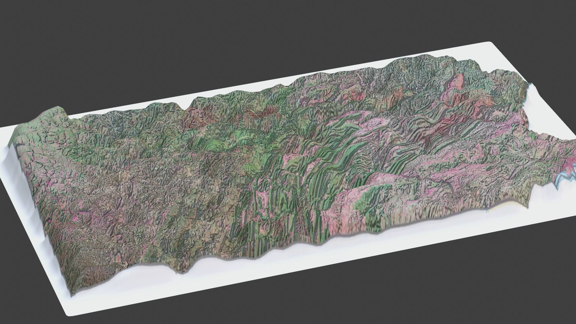 Pennsylvania State Low-poly 3D model_4