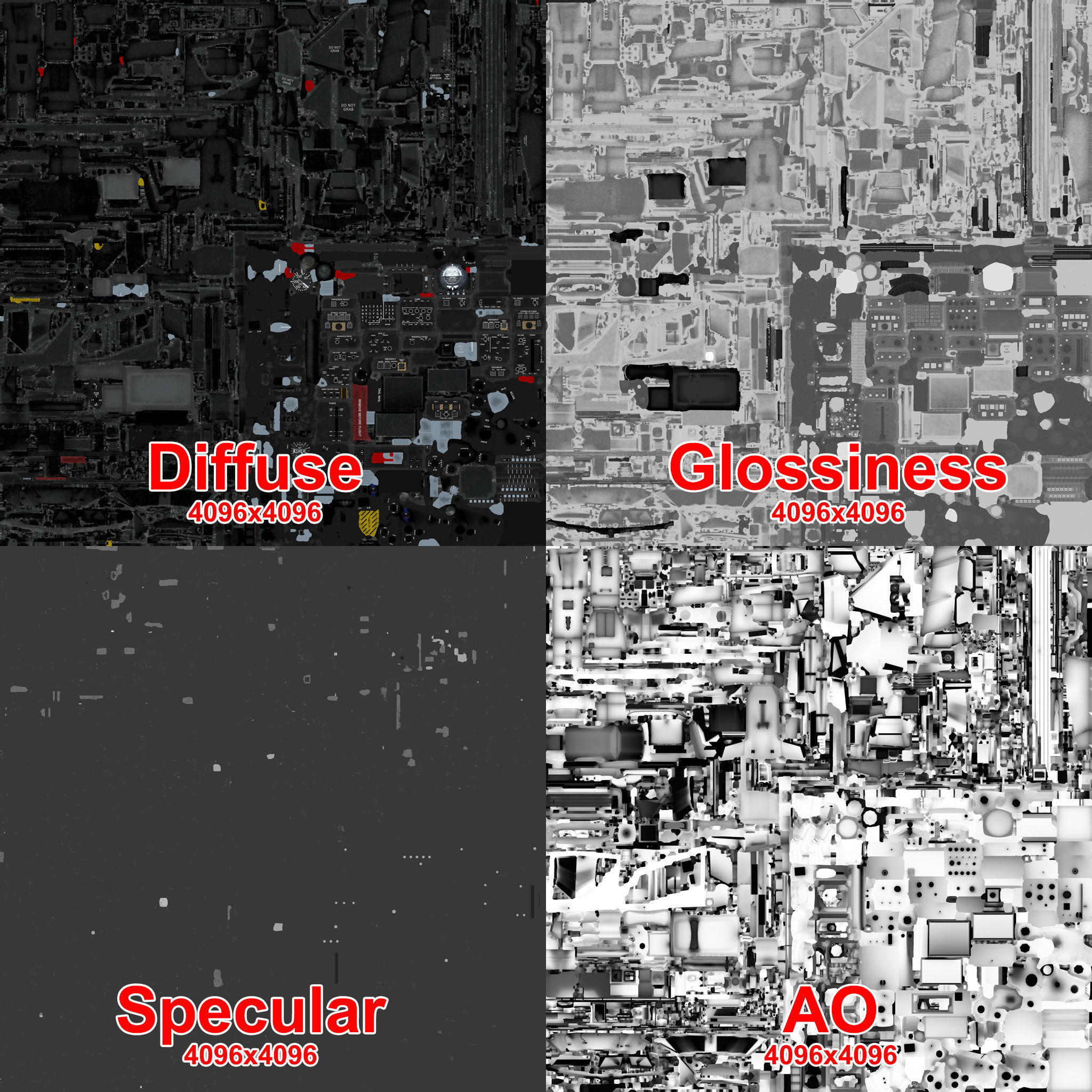 Apache AH-64E Qatar Emiri Air Force Static Low-poly 3D model_31