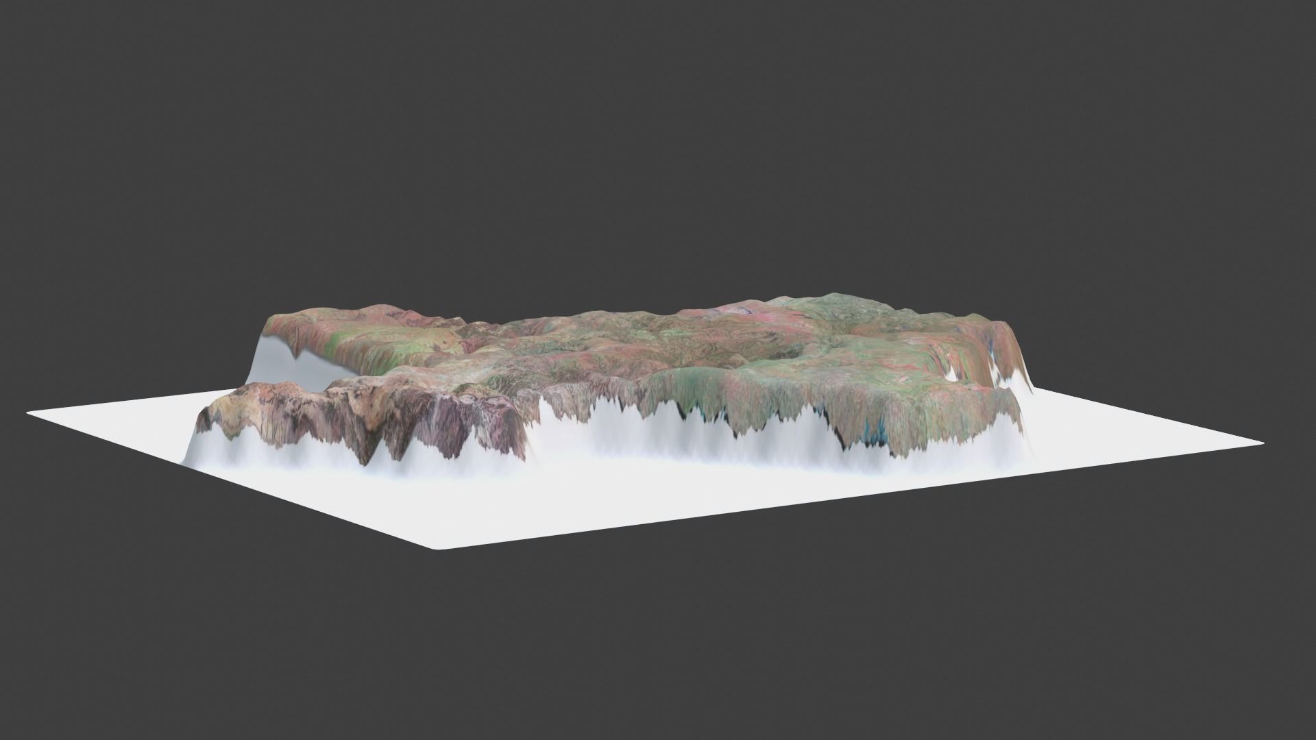 Texas State Low-poly 3D model_6