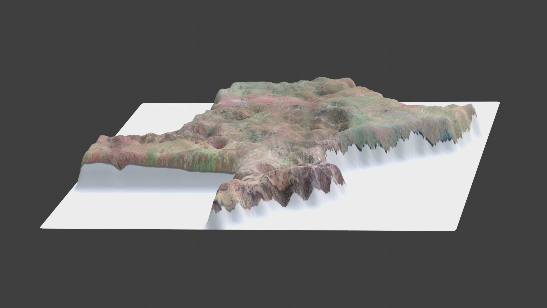 Texas State Low-poly 3D model_2